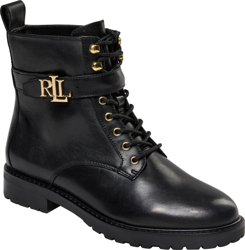 Eldridge Burnished Leather Boot Kvinde Snørestøvler Str 36 - Bomull