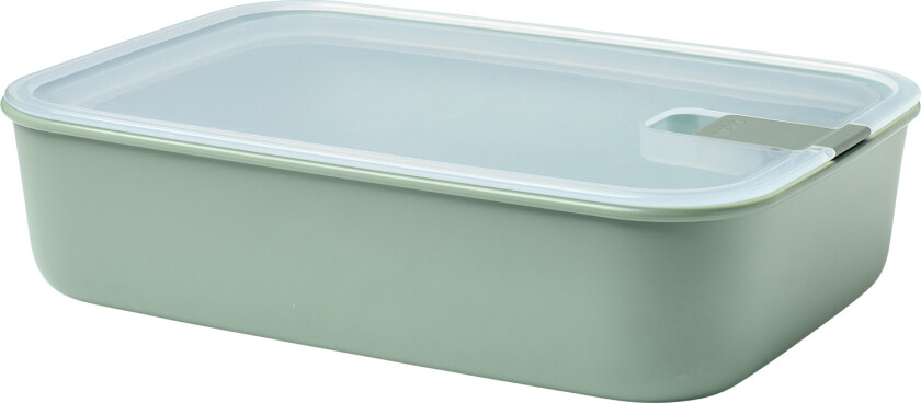 Husholdningsboks Easyclip 2250 ml Nordic Sage PP - Plastbøtter Glass