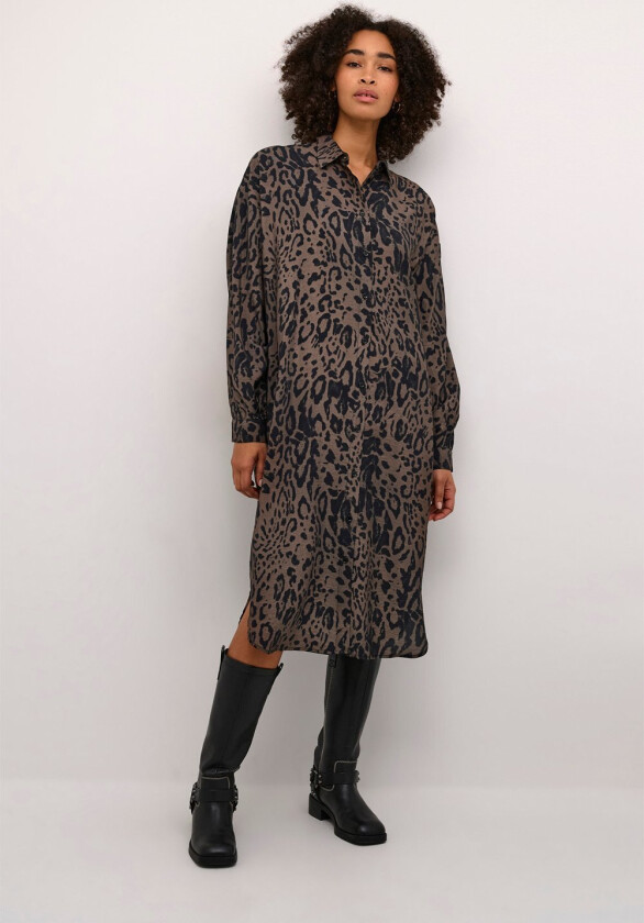 Kajemma Shirt Dress Str 40 - Midi Kjoler