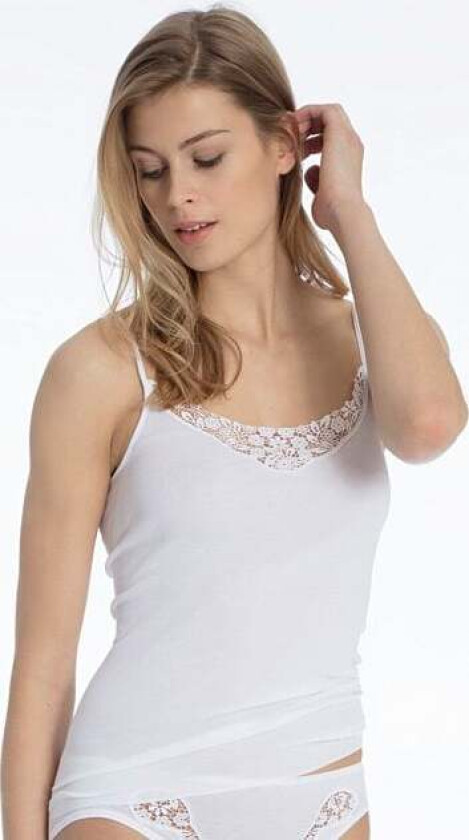 Feminin Sense Spaghettitop Str XS - Singlet