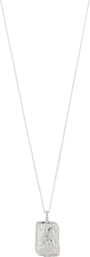 Aquarius Recycled Zodiac Sign Necklace, Silverplated - Halskjeder Med Anheng