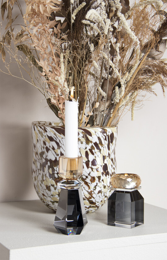 Honeysuckle Fyrfadsstage Str H10 x B5 x L5 cm - Telysestaker Glass