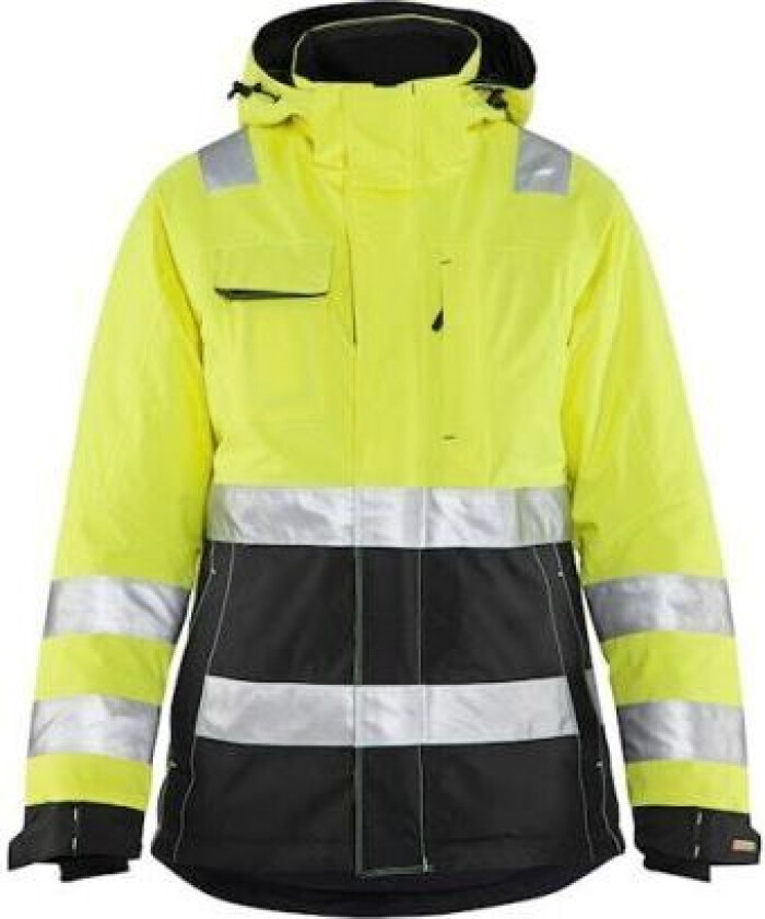 Blåkläder 487219873399S Synlighetsjakke dame, varselgul/svart, vinter Str. S