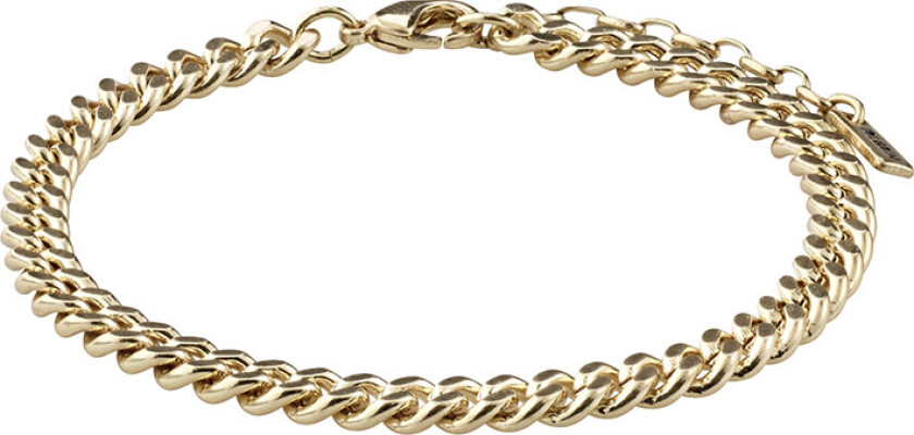 Armbånd, Fuchsia, Guldbelagt - Kjedearmbånd Uten Anheng