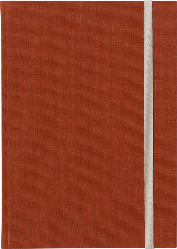 BEA, Notebook med Elastik Bånd, Dark Sienna - Notisblokk