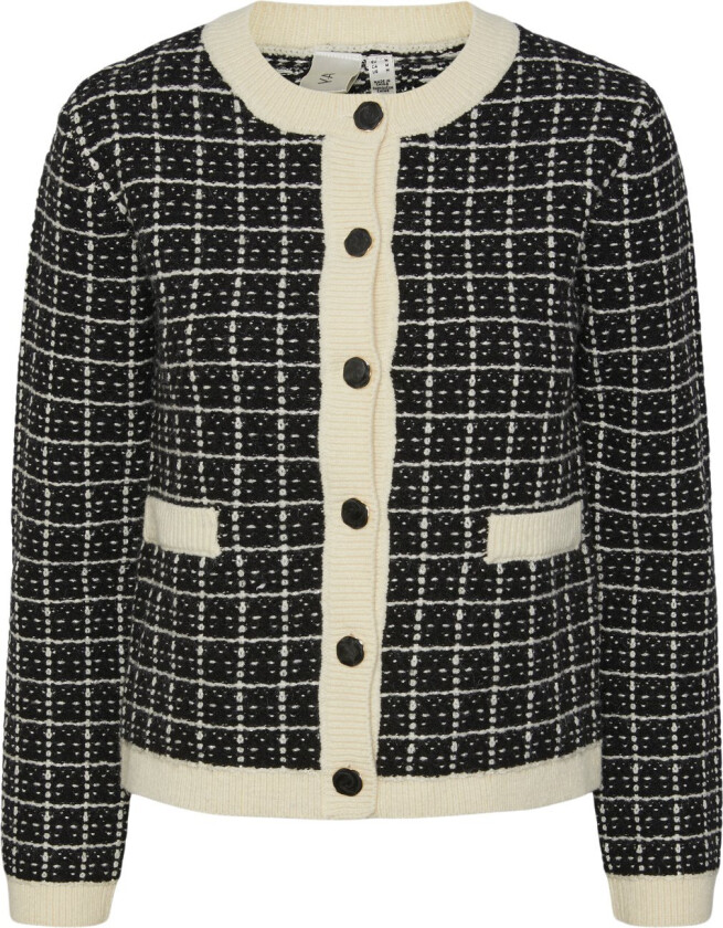 Yaslivia LS Short Knit Cardigan NOO Str XS - Cardigans