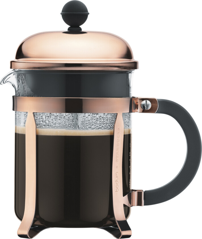 Presskanne, 4 Kopper, 0,5 l, 17 oz Str 0,5 L. - Presskanner Stål