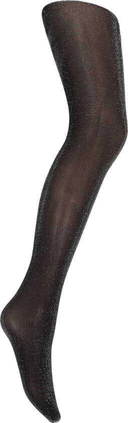 Diamonds 40 Tights Black/silver BLA Str M - Strømpebukser