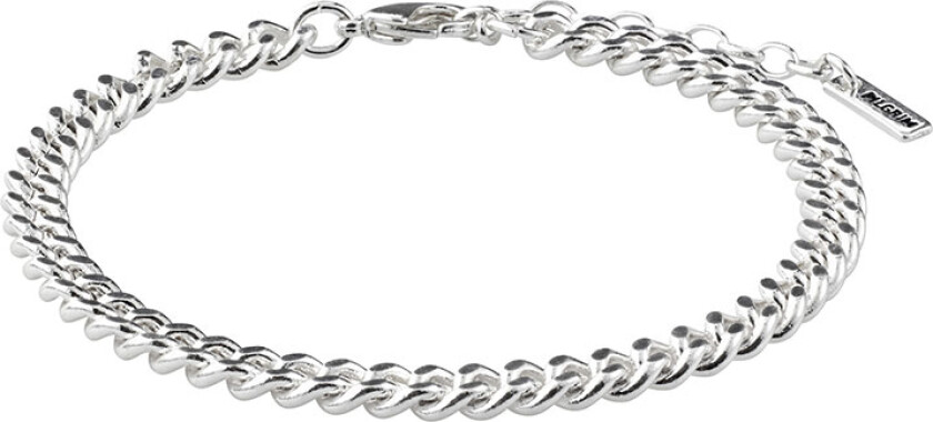 Armbånd, Fuchsia, Sølvbelagt - Kjedearmbånd Uten Anheng