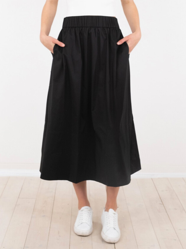 Yara Poplin Skirt Str 34 - Maxi Skjørt