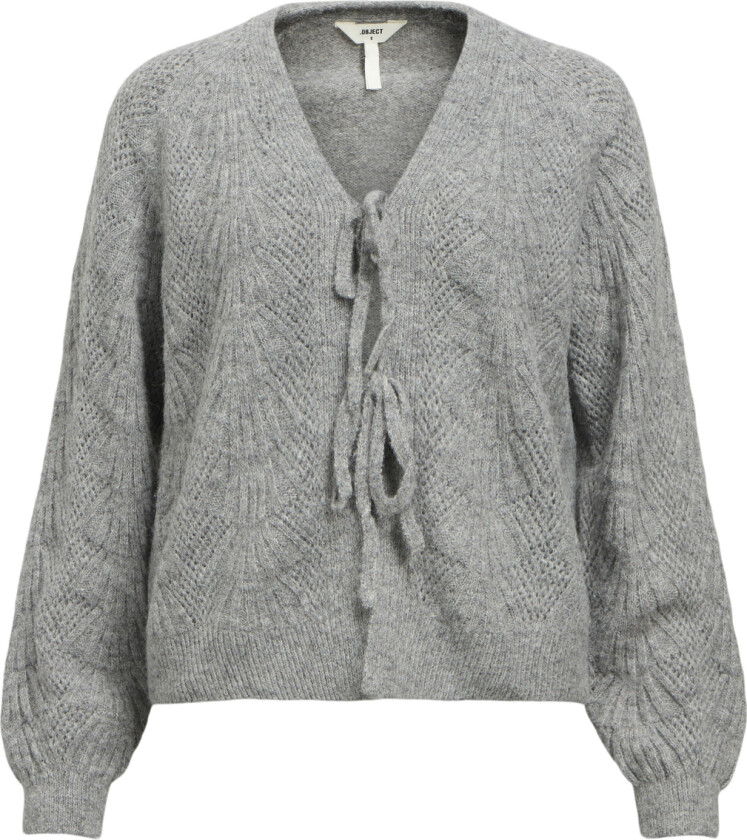 Objflora RE L/S Knit Cardigan Noos Str XS - Gensere