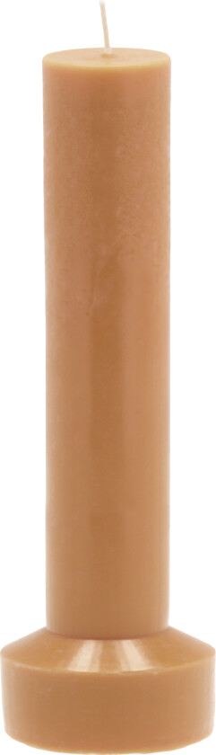 Kubbelys Styles D8 x 23 cm Amber Parafin/stearin Str L:8cm B:8cm H:23cm - Blokker Lysestaker