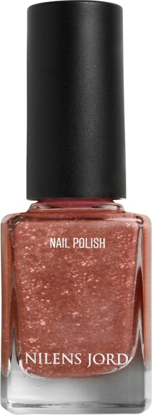 Nail Polish Copper Glitter - Vanlig Neglelakk