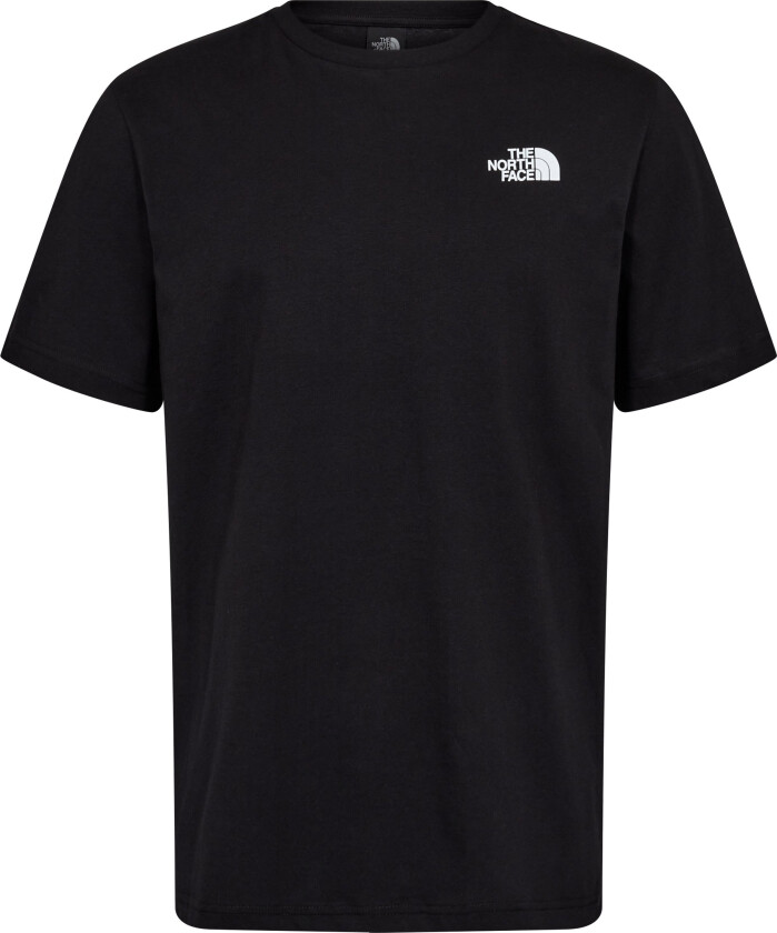 M S/S Redbox TEE TNF Black Str M - Kortermede T-skjorter Bomull