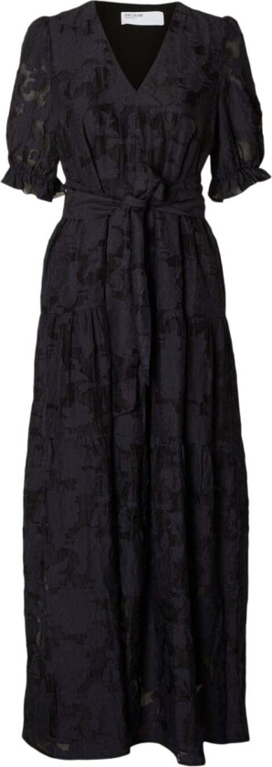 Slfcathisadie 3/4 Ankle Dress FF Str 40 - Maxi Kjoler Viskose