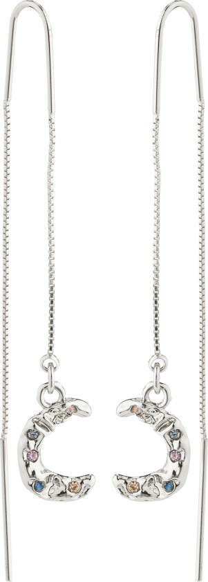 Remy Recycled Chain Earrings Silverplated -Øreringer
