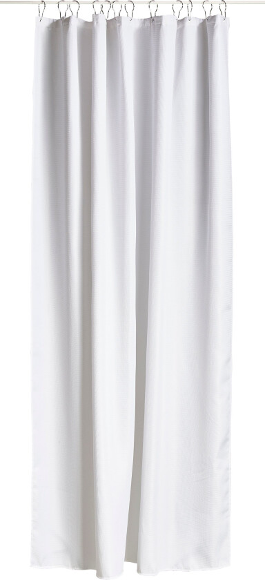 Badeforhæng Lux White Str L: 200 cm. B: 180 cm. - Dusjforheng Polyester