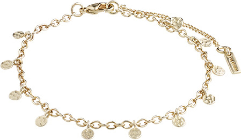 Armbånd : Panna : Guldbelagt - Kjedearmbånd Med Anheng