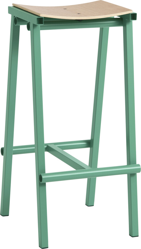 Taburete 8 Bar Stool High Soft Jade - Barstoler