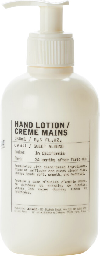 Basil Hand Lotion 250ml - Håndkrem