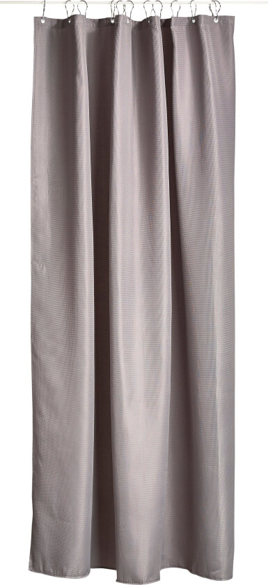 Badeforhæng Lux Grey Str L: 200 cm. B: 180 cm. - Dusjforheng Polyester