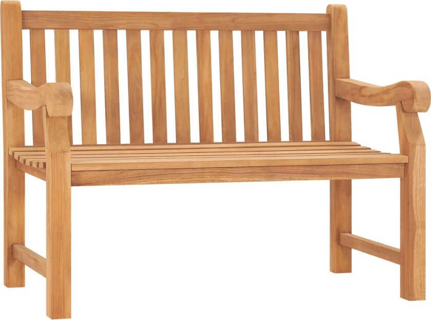 Hagebenk 114 cm heltre teak