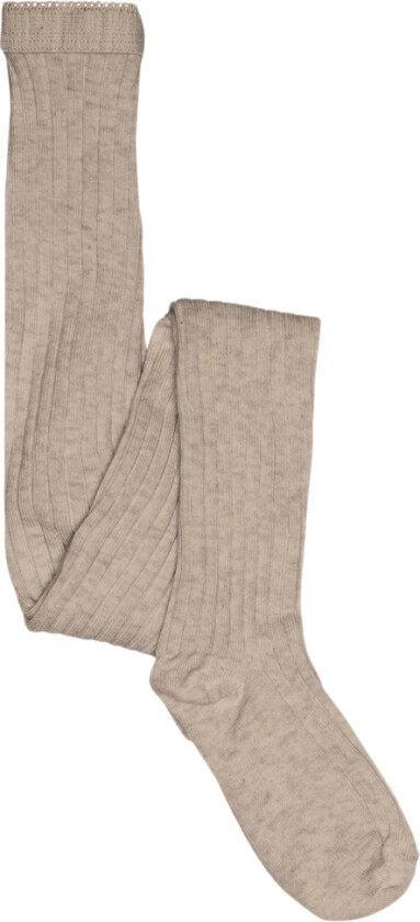 Tights Cotton rib Str 14år / 160 cm - Strømpebukser