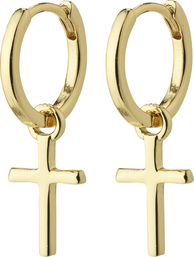 Daisy Recycled HoopØreringe med ko - Kreoler