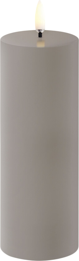 LED Pillar Candle, Sandstone, Smooth, 5,8x15,2 cm - Led Stearinlys