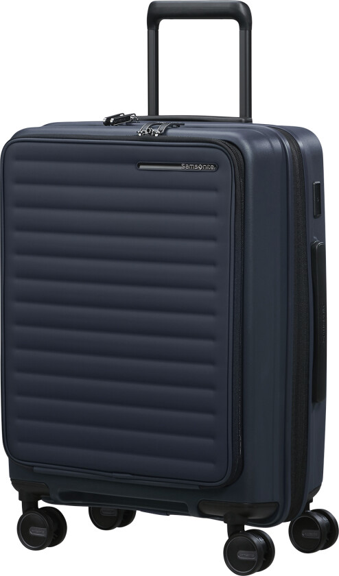 RESTACKD utvidbar PC kabinkoffert 55 cm Midnight Navy