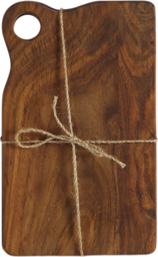 Board Lunch Set/2 15x25 cm Dark Brown - Skjærebrett