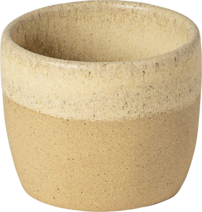 Espressokopp Arenito 7 cl Lysegul Steintøy Str L:6cm B:6cm H:4.9cm - Espressokopper