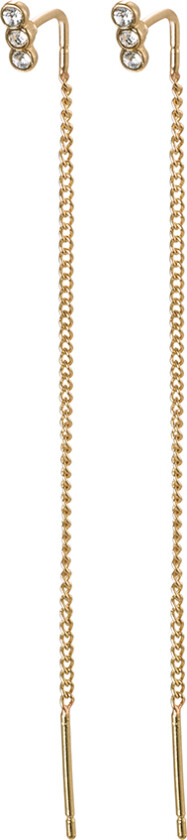 Øreringe, Titiana, Guldbelagt, Krystal - Øreringer Tre