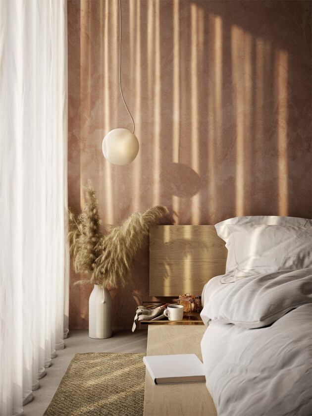 Bright Barocco Black Cable Str¯200mm - Pendel Messing