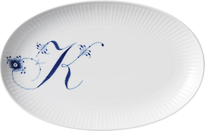 Alphabet Coll Oval Asiette 23,5cm K Str 23,5 cm - Frokosttallerkener