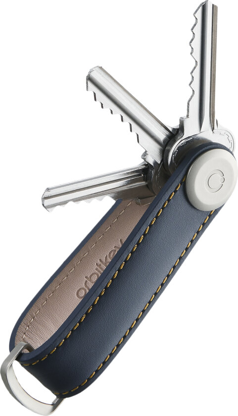 Bilde av 2. 0 Leather Navy/tan - Nøkkelringer