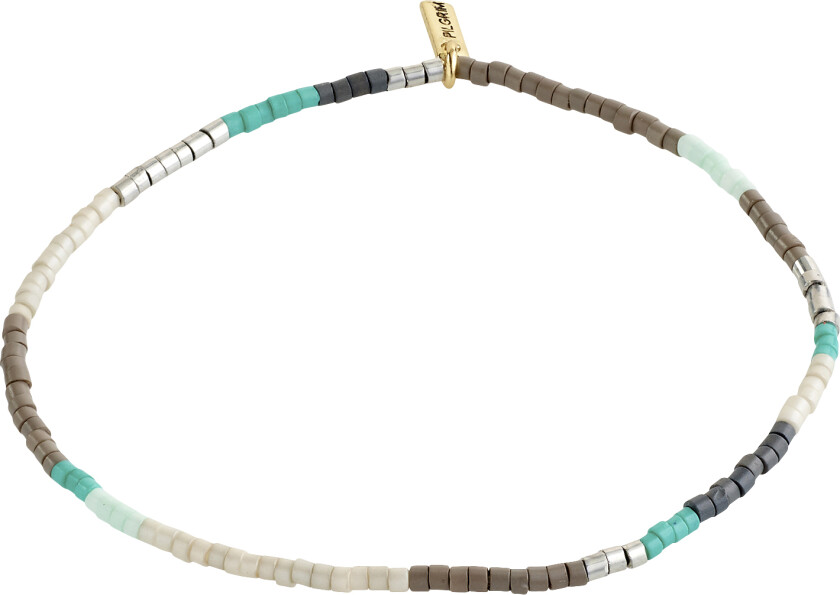 Bilde av Alison Bracelet Mint, Goldplated - Perlearmbånd Lycra