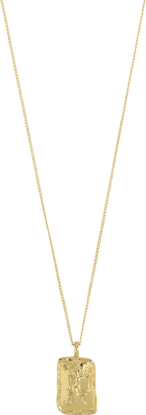 Libra Recycled Zodiac Sign Necklace, Goldplated - Halskjeder Med Anheng