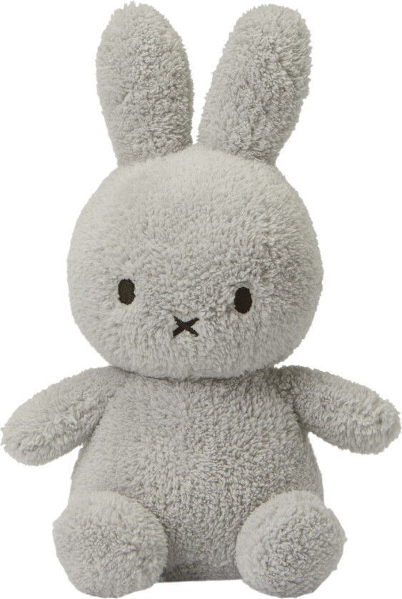 Miffy Sitting Terry Light Grey 23 cm - Bamser