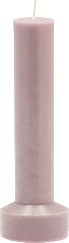 Kubbelys Styles D8 x 23 cm Rosa Parafin/stearin Str L:8cm B:8cm H:23cm - Stearinlys