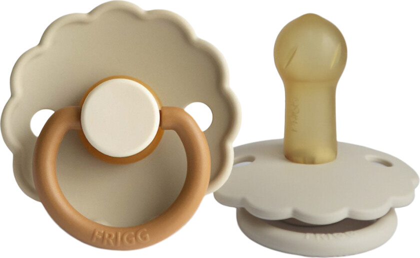 Daisy Runde Sutter i Latex 2pak . 2 - Baby Desert/cream - Smokker