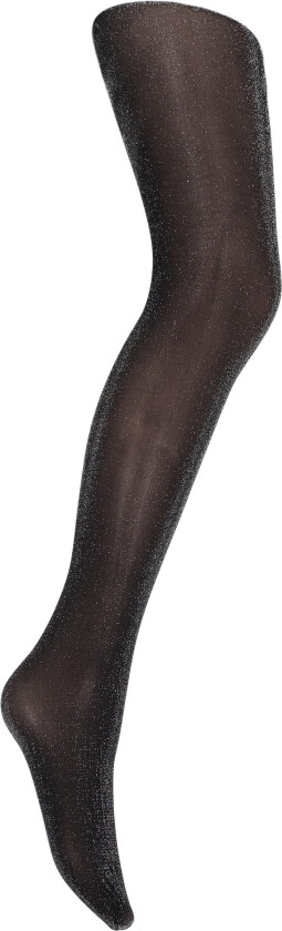 Diamonds 40 Tights Black/silver BLA Str L/XL - Strømpebukser