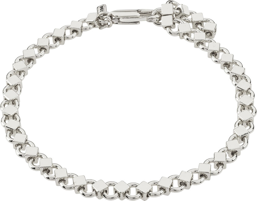 Desiree Recycled Bracelet Silverplated - Kjedearmbånd Uten Anheng