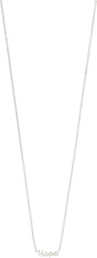 Hope Recycled Necklace Silverplated - Halskjeder Med Anheng