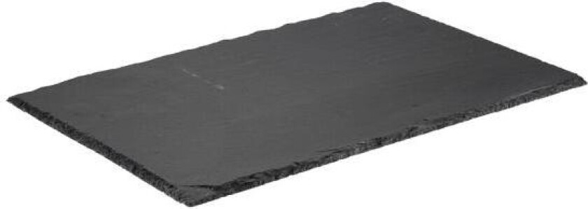 - Slate serveringsfat 35x25 cm svart
