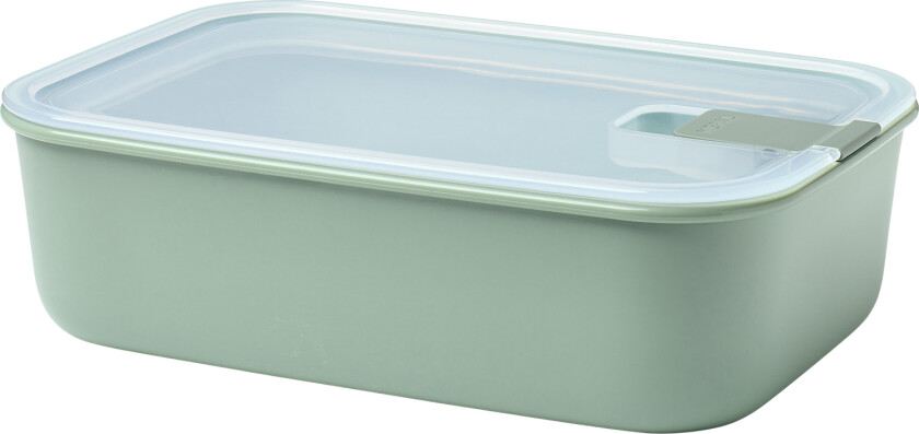 Husholdningsboks Easyclip 1500 ml Nordic Sage PP - Plastbøtter Glass