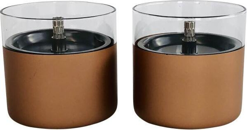 - Lilly lys 8 2 stk 0,15L kobber