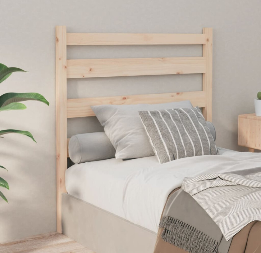 Sengegavl 81x4x100 cm heltre furu