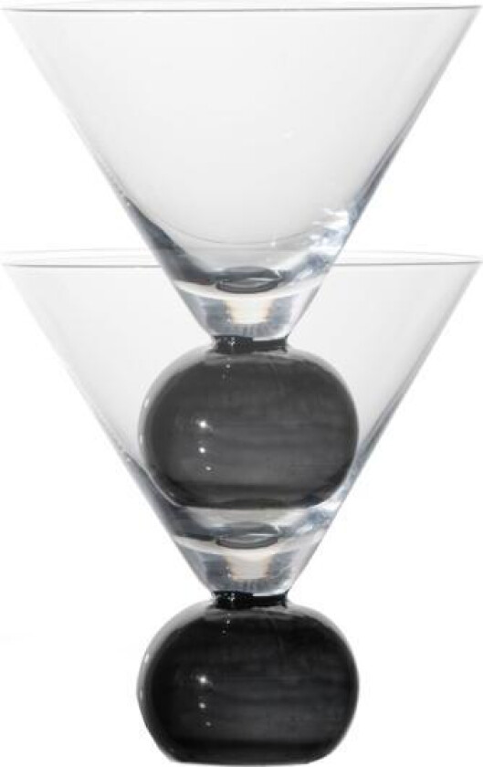 - Spice glass 2 stk 24 cl svart