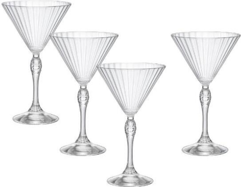 - America martiniglass 24,5 cl 4 stk
